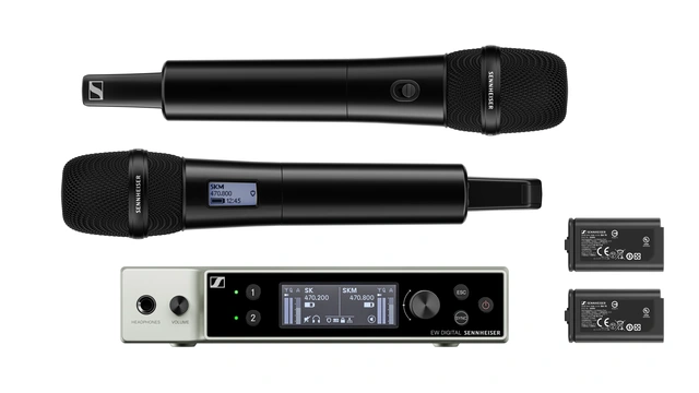 Sennheiser EW-DX 835-S SET (U1/5) Sett med mottaker og håndholdt mikrofon 