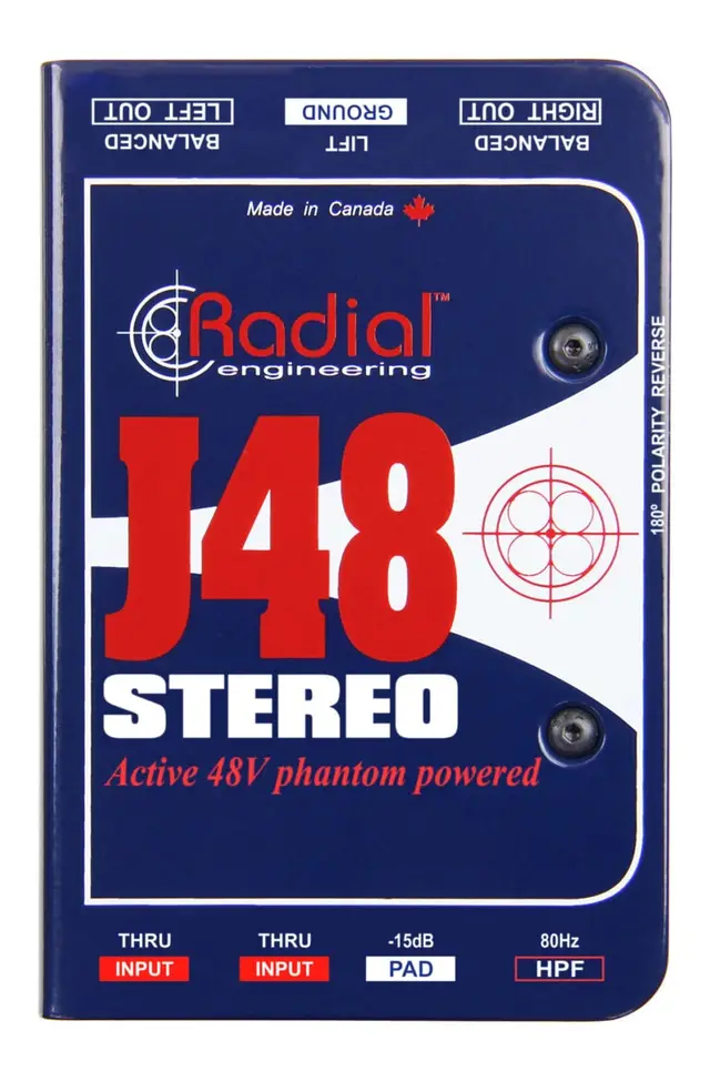 Radial J48 Stereo Active DI 