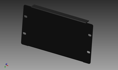 LMT P20-03 3U Panel Blindpanel Halvboks