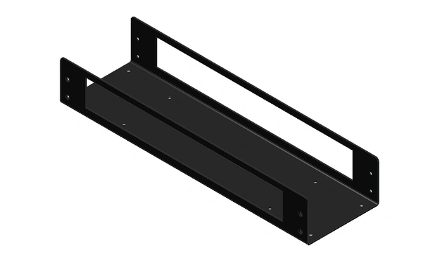 LMT B10-03 3U  Helboks m/2stk slisse 