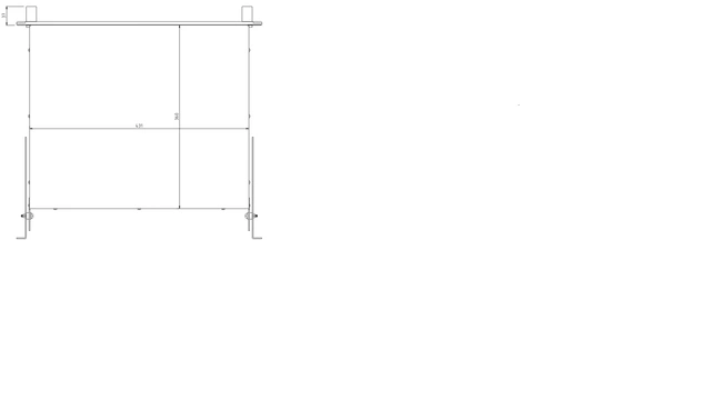 Linea XiB rack kit Rear rack mount support for XiB series 