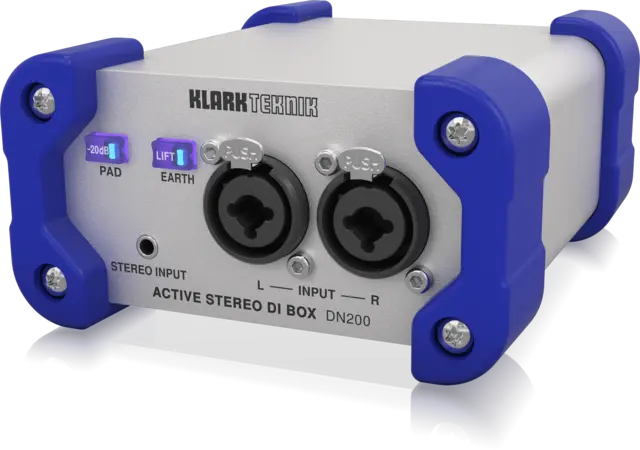 Klark Teknik DN200 V2 Active  DI-Box Dual Ch 