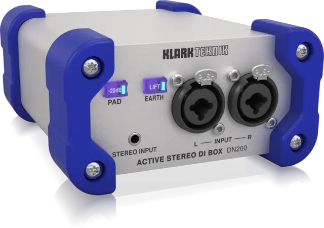 Klark Teknik DN200 V2 Active  DI-Box Dual Ch 