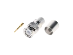 Telegartner BNC Straight Plug GA27 Cr/Cr G37 50 Ohm