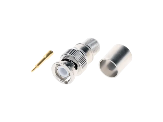 Telegartner BNC Straight Plug GA27 Cr/Cr G37 50 Ohm 