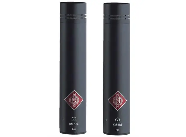 Neumann KM184 mt Sterio sett sort Small diaphragm condenser microphone 