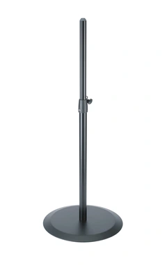 K&amp;M 26750 Høytalerstativ Rundfot ALU justerbar 930 til 1430 mm sort