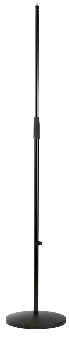 K&M 260/1B sort Mikrofonstativ lett rund fot 
