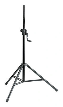 K&amp;M 213 Høytalerstativ med sveiv ALU    justerbar 1380 til 2180 mm sort