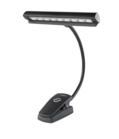 K&amp;M 12249 Notestativlys batteri og nettkabel