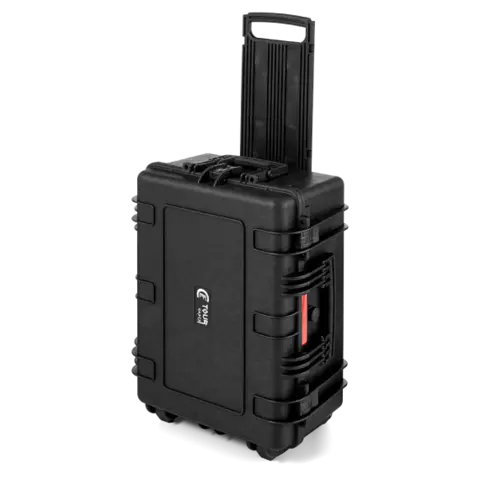 CLF Tourcase 155 koffert, IP65, with wheels, 610x472x275mm, black 