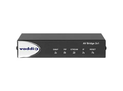 Vaddio - AV Bridge 2x1 2 x HDMI og lyd (DANTE) -> USB 3 