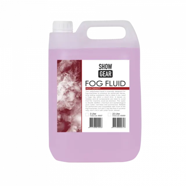 Showtec, Fog Fluid 5 liter HIGH DENSITY 