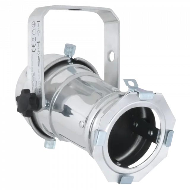 Showtec, Parcan 16, 12-24V 50W GU5.3, Polished. Body only 