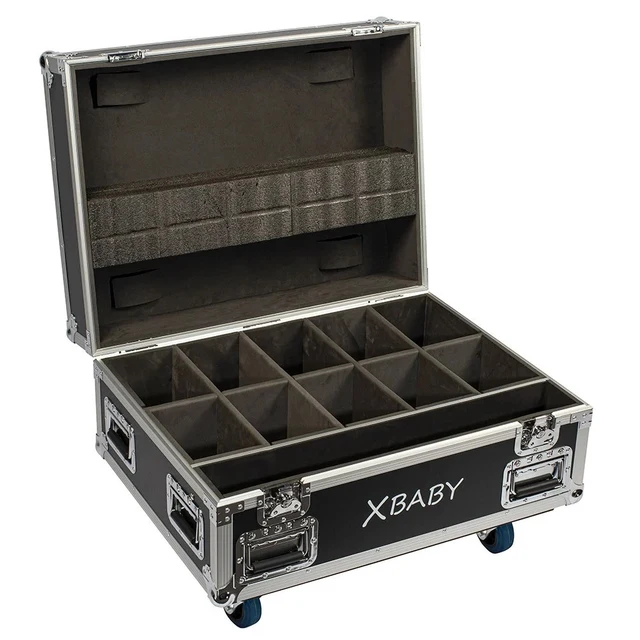 Bright Xbaby Led Fresnel TW 10 stk i flightcase, Xline 