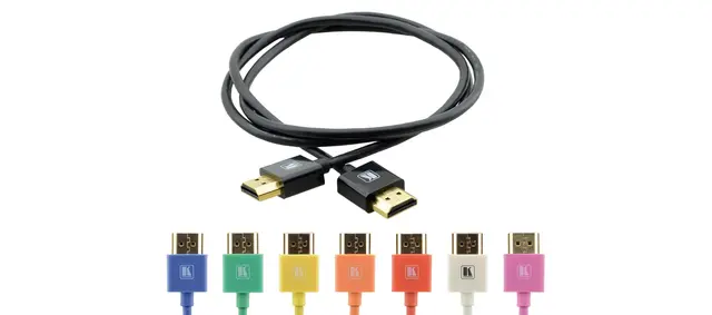Kramer HDMI High-Speed HEC - 1,8 m Pico HDMI Kabel m/Ethernet Hvit 4K 