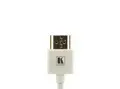 Kramer HDMI High-Speed HEC - 1,8 m Pico HDMI Kabel m/Ethernet Hvit 4K