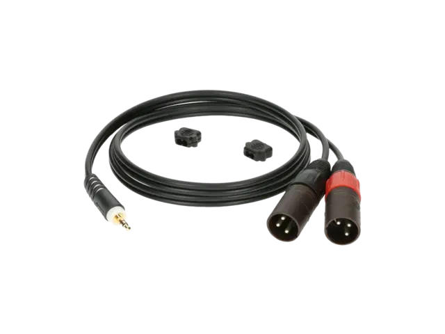 Klotz Y-kabel Stereo Minijack - X2 XLR Neutrik XLR han 1m 
