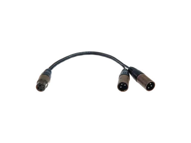 Klotz Mono Y Adapter XLRF/2xXLRM med Neutrik XLR 