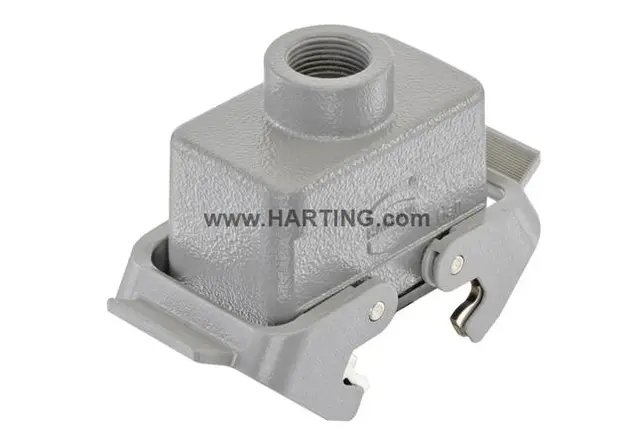 Harting Kabelhus Han10B, M20 Top 2 bøyler, gummi 