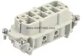 Harting Innsats Han6HsB F 1-6 Hun Skrutilkobling, Size 16B