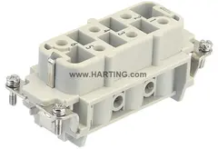 Harting Innsats Han6HsB F 1-6 Hun Skrutilkobling, Size 16B