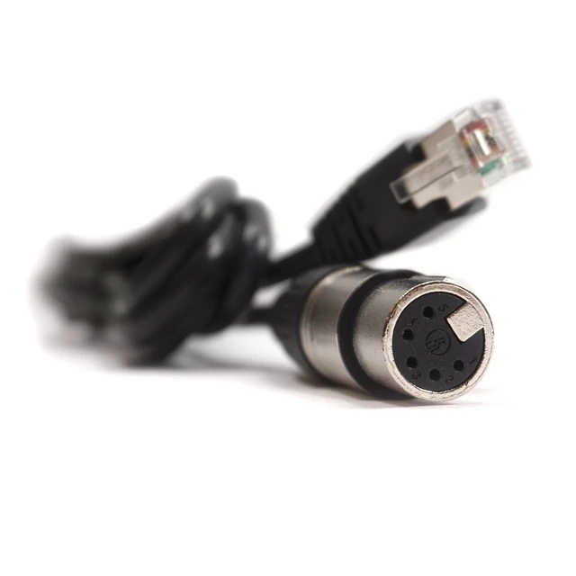 ETC RJ45 to XLR F receptacle adapter, 6.5 ft / 2 m 