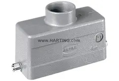 Harting Kabelhus Han10B M20 Top 2 tapper Grå