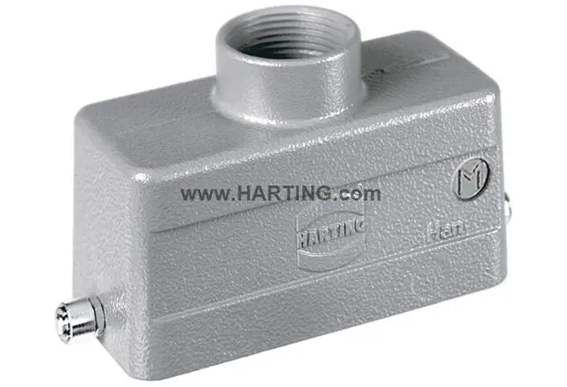 Harting Kabelhus Han10B M20 Top 2 tapper Grå 