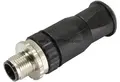 Harting M12-Screw-5P-ACOD-M-STR Kabelplugg M12 5P Male Svart