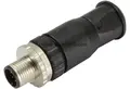 Harting M12-SCREW-8P-ACOD-M-STR Kabelplugg M12-A 8P Male Svart