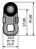LMT-MEK teppeskinne Vogn til 403-1001 