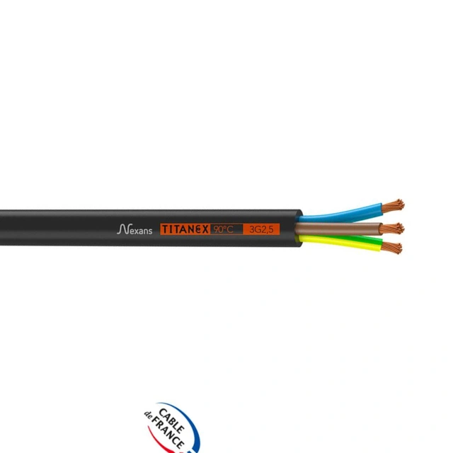 Titanex GummiKabel 3G2,5mm² H07RNF ø11,8 