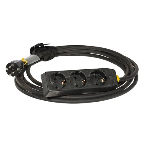 LMT-CAB Skjøtekabel 3 veis 3G1,5mm² 2,0 meter m/stropp,lengdemerk & krymp 