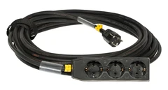 LMT-CAB Skjøtekabel 3 veis 3G1,5mm² 5,0 meter m/stropp,lengdemerk &amp; krymp