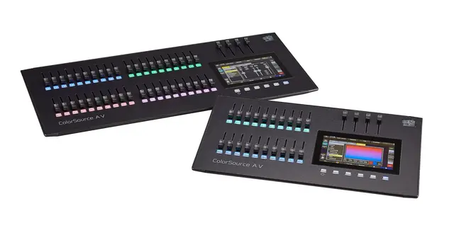 ETC ColorSource 20 AV Control Desk HDMI 20 Faders 2-DMX out (80 Ch or Devices) 