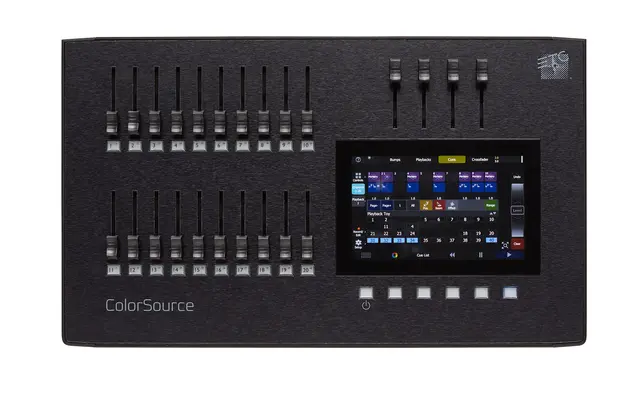 ETC ColorSource 20 AV Control Desk HDMI 20 Faders 2-DMX out (80 Ch or Devices) 