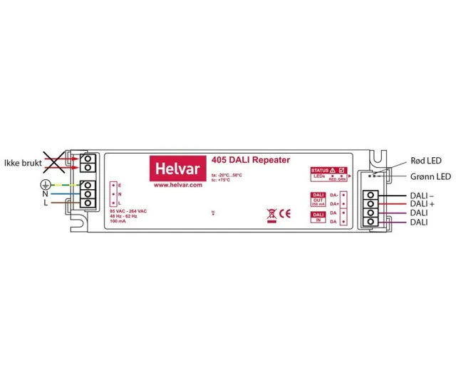 Helvar Digidim 405 DALI Repeater 