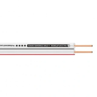 Adam Hall Loudspeaker cable 2 x 2.5 mm² Flat, white (100m) 