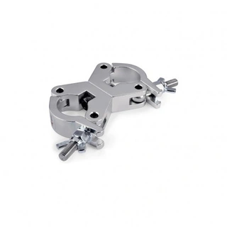 Riggatec Swivel Coupler Slim Silver max. Load 750kg MKII (48 - 51 mm) 