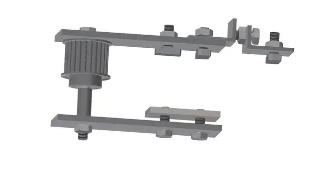 LMT-MEK Teppeskinne Vendehjul for motordrift 