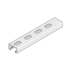 Unistrut P3300TR skinne  6m kanal 21mm høy 41mm bred m/hull 
