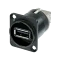 Neutrik NAUSB-W-B USB 2.0 Shassis Sort