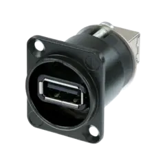 Neutrik NAUSB-W-B USB 2.0 Shassis Sort
