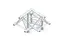 Milos M390L Trio Heavy duty 3 way 90° truss corner apex up right HD