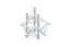 Milos M390L Trio Heavy duty 4 way 90° truss corner right HD