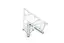 Milos M390L Trio Heavy duty 2 way 45° truss corner HD