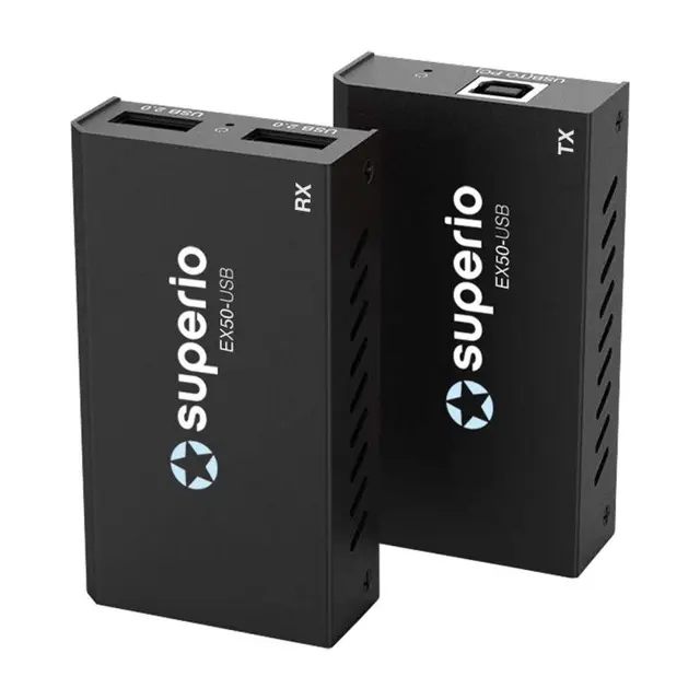 Superio USB 2.0 Extender Kit Maks 50 m Cat.6 