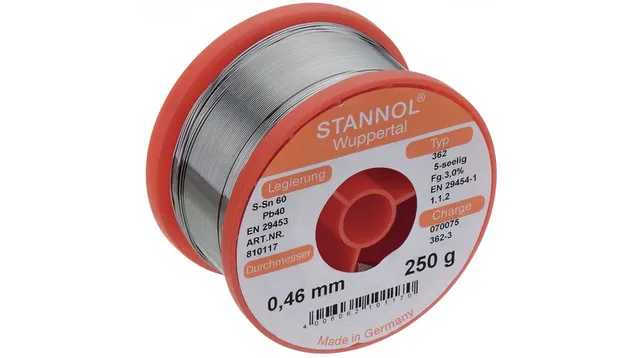 Stannol Loddetråd 1.2mm, Sn60/Pb40, 500g 