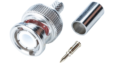 BNC Kabelplugg for rg58 50 Ohm Rett 